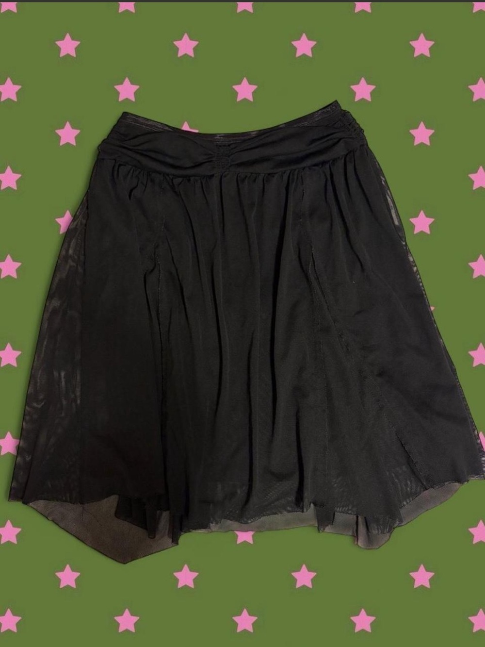 Xhilaration Black Flowing Skirt